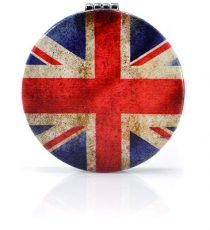 Vintage Inspired Union Jack Cosmetic Compact Mirror