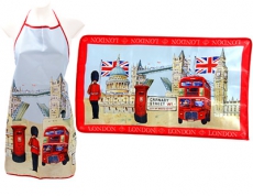 Jan Pashley London Design Apron and Tea Towel Gift Set