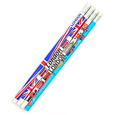Pack of Four London Pencils
