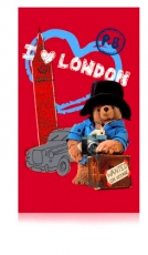 Paddington Bear London Souvenir Tea Towel