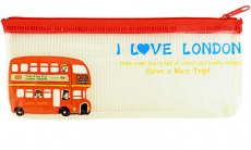 Double Decker Bus Pencil Case, Wallet, Cosmetic Purse