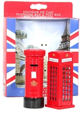 Phone Box and Post Box Model Set