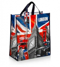 British Capital London Non-Woven Shopping Bag