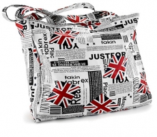 Ladies Newspaper Union Jack Shoulder Bag