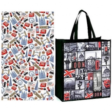 Sights of London Shopping Bag and Tea Towel Gift Set