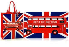 Best of British Bus Shopping Bag and Tea Towel Gift Set