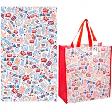 London Souvenir Tea Towel and Shopping Bag