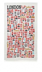 Icons of London Tea Towel