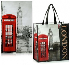 Photographic London Shopping Bag and Tea Towel Set