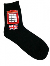 London Telephone Box Socks