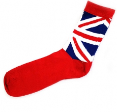 Red Union Jack Socks