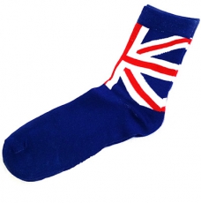 Blue Union Jack Socks