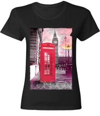 Ladies Fitted London T Shirt