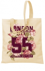 Floral London Tote Bag