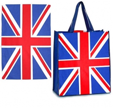 Union Jack Tea Towel and Shopping Bag Set