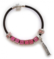 Pink London Big Ben Charm Bracelet