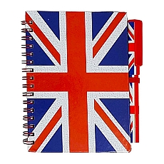 Union Jack Notebook and Pen Set