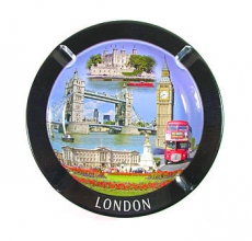 Scene Tin Ash Tray