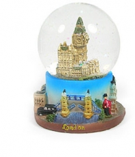 Big Ben and the Houses of Parliament Snowstorm Globe