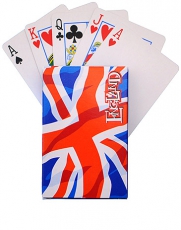 England Wavy Union Jack Playing Cards