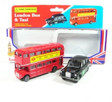 Bus and Taxi Gift Set