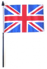 Handwaving British Union Jack Flag 6 x 9