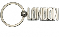 Metal Letters Keyring