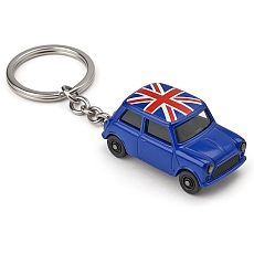 Blue Mini Cooper Keyring