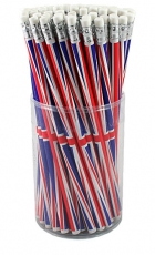 50 Union Jack Pencils