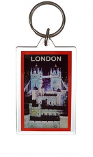 Keyring with Tower Bridge and the White Tower