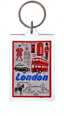 London City Scenes Acrylic Keyring