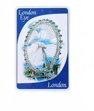 Eye Metal Rectangle Magnet