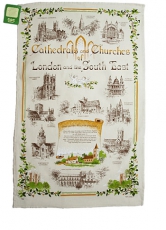 Cathedrals Tea Towel