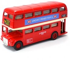 Deluxe Red Bus Model Souvenir