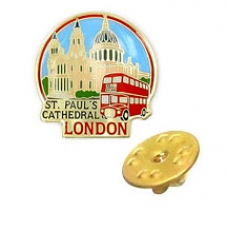 St Pauls Cathedral Metal Lapel Pin Badge
