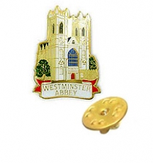 Westminster Abbey Metal Lapel Pin Badge