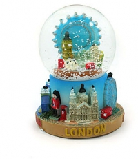Composite London Snowstorm Globe