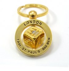 Metal Dice Keyring