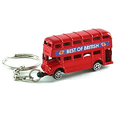 12x Red Double Decker Bus Keyrings Bulk Offer