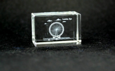 London Eye Laser Art Mini Crystal