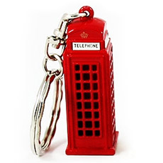 12x Telephone Box Keyrings Bulk Special Offer