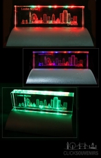 London Skyline Paperweight and Light Stand