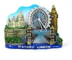 Resin London Collage Ornament