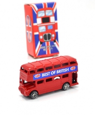 Miniature Bus Metal Model