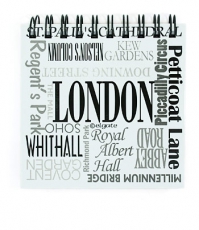 London Place Names 9cm Note Pad
