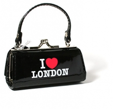 Black Love Mini Handbag Purse