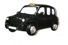 Black Taxi Magnet