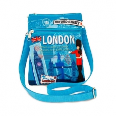 London Souvenir Scrapbook Passport Travel Bag