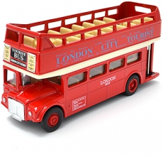 Pullback Diecast Metal Sight Seeing Bus Model