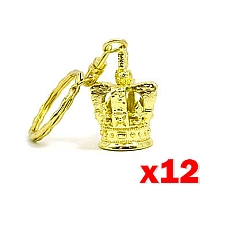 12x Crown Keyrings Bulk Special Offer